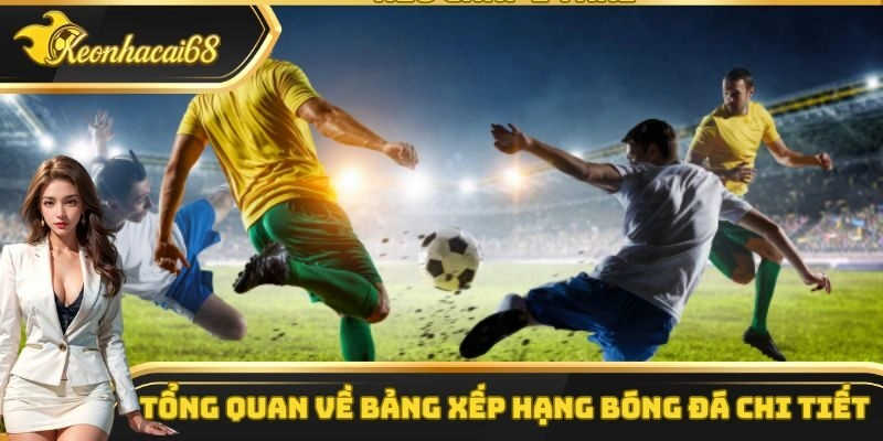 Tổng quan về bảng xếp hạng b&oacute;ng đ&aacute; chi ti&ecirc;́t
